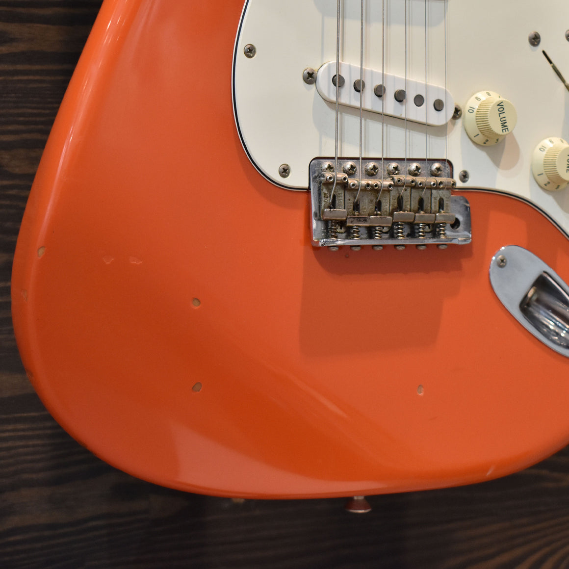 1995 Fender US Vintage 62 Stratocaster Fiesta Red w/Hard Case