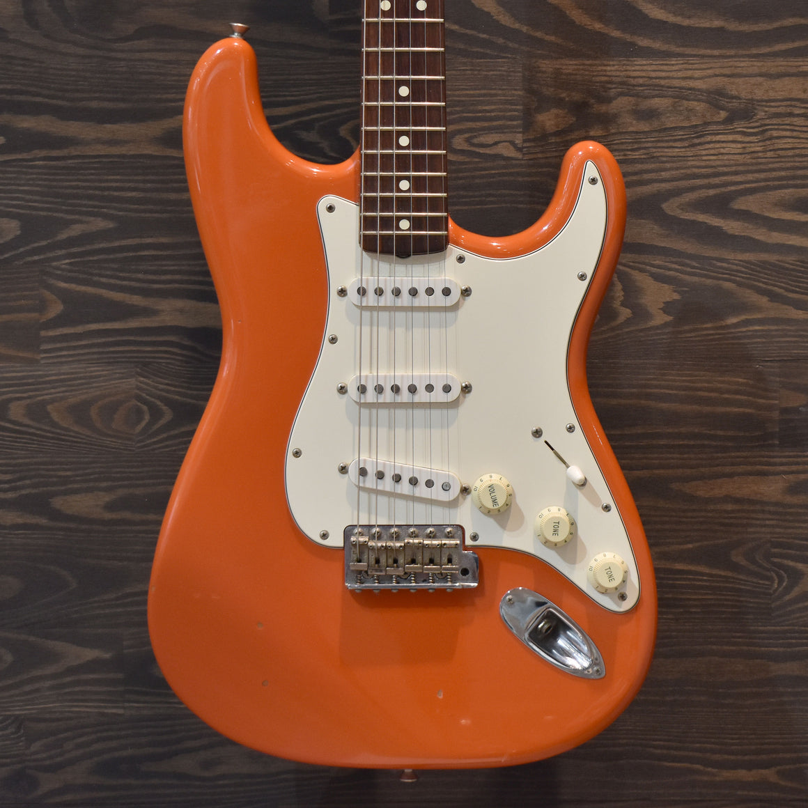 1995 Fender US Vintage 62 Stratocaster Fiesta Red w/Hard Case