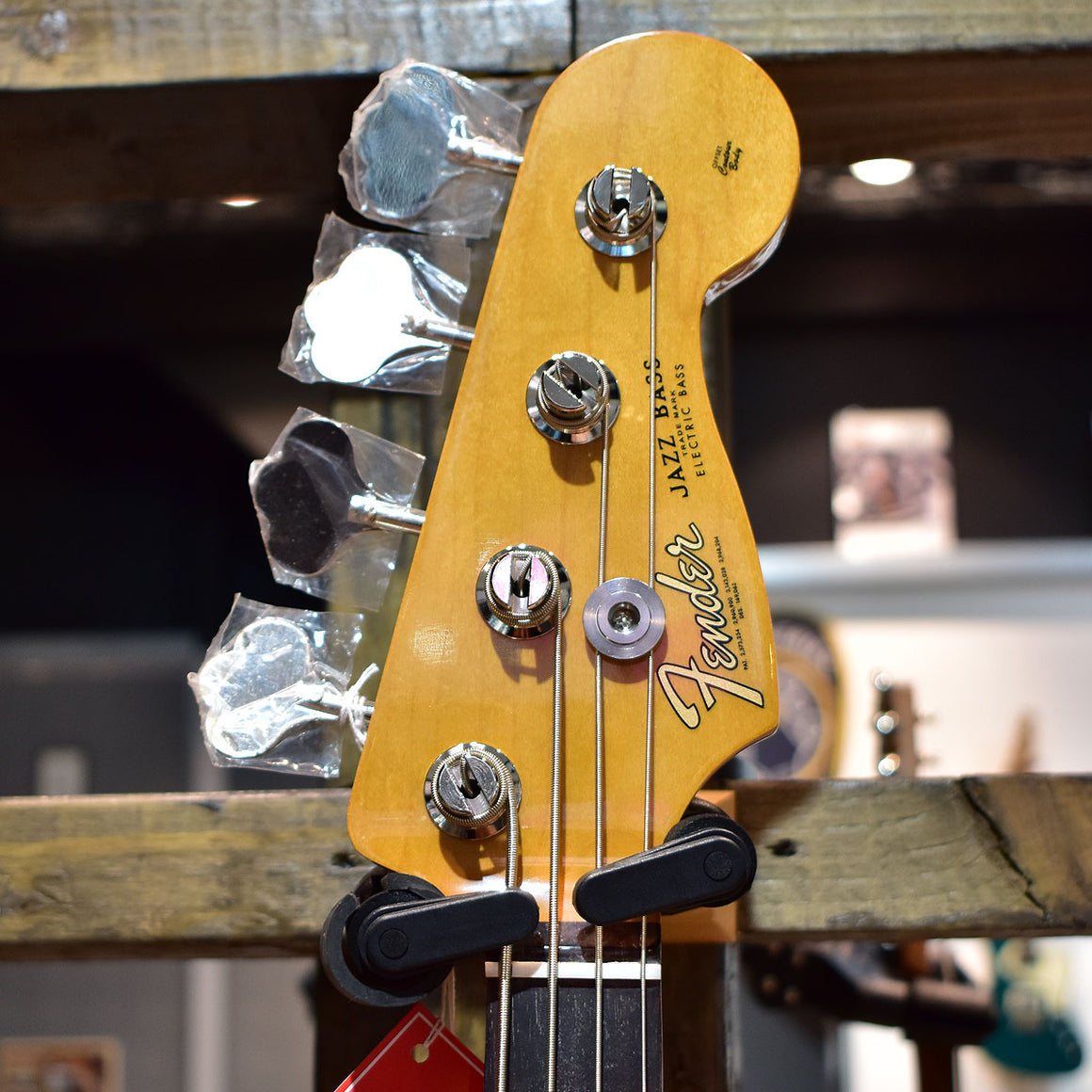 Fender Vintera II 60s Jazz Bass Black Electric Bass Guitar w/Gig Bag (B-Stock)