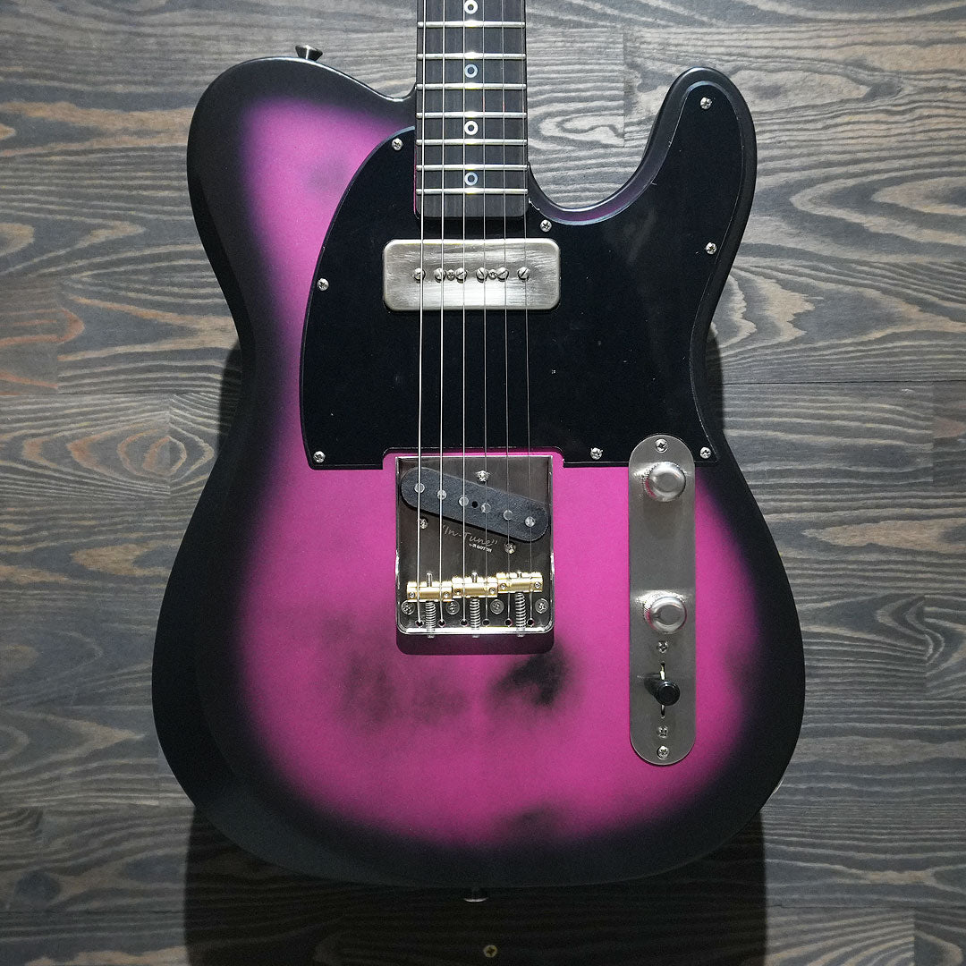 Caydence Endeavour Triton Pink Graffiti Burst Satin W/Premium Gig Bag