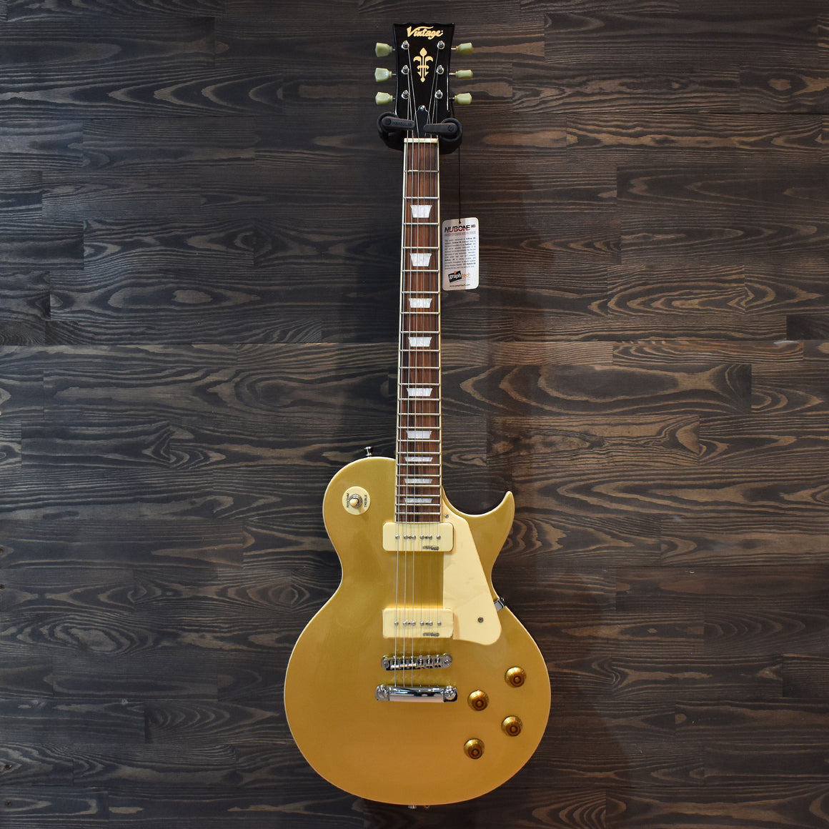 Vintage V100GT Gold Top Electric Guitar