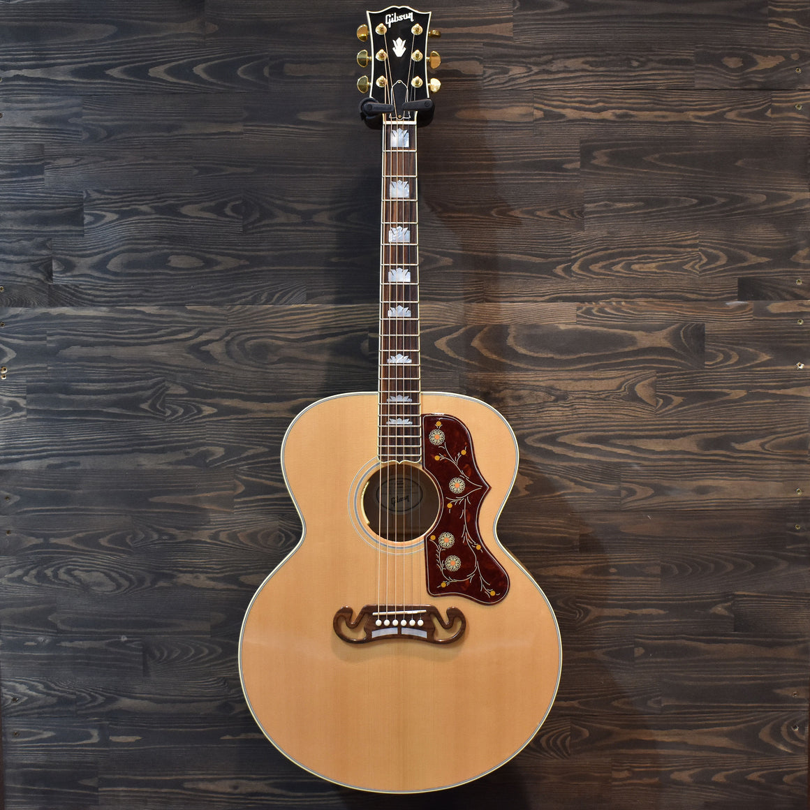 Gibson SJ-200 Natural Blonde Electro-Acoustic Guitar W/Hard Case (Pre-Owned)