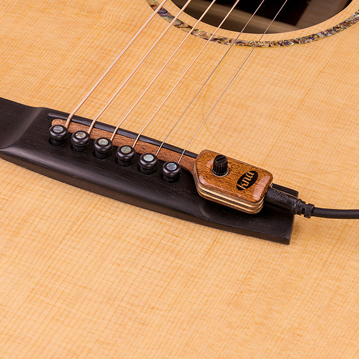 KNA SG-2 Acoustic Steel String Guitar Piezo Pickup