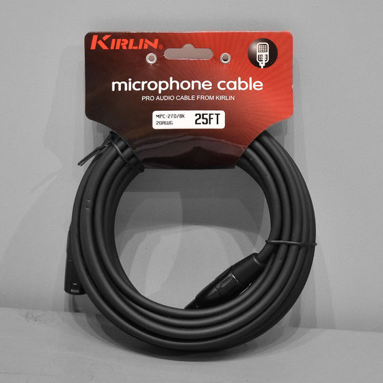 Kirlin Deluxe 25ft Mic Lead XLR-XLR