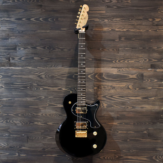 PJD Guitar Galleries Exclusive Carey Standard Custom Alder Black Gloss Electric Guitar W/Gig Bag