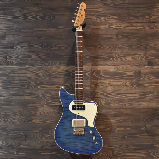PJD St John Elite Royal Blue Burst Electric Guitar W/Hard Case (Pre-Owned)