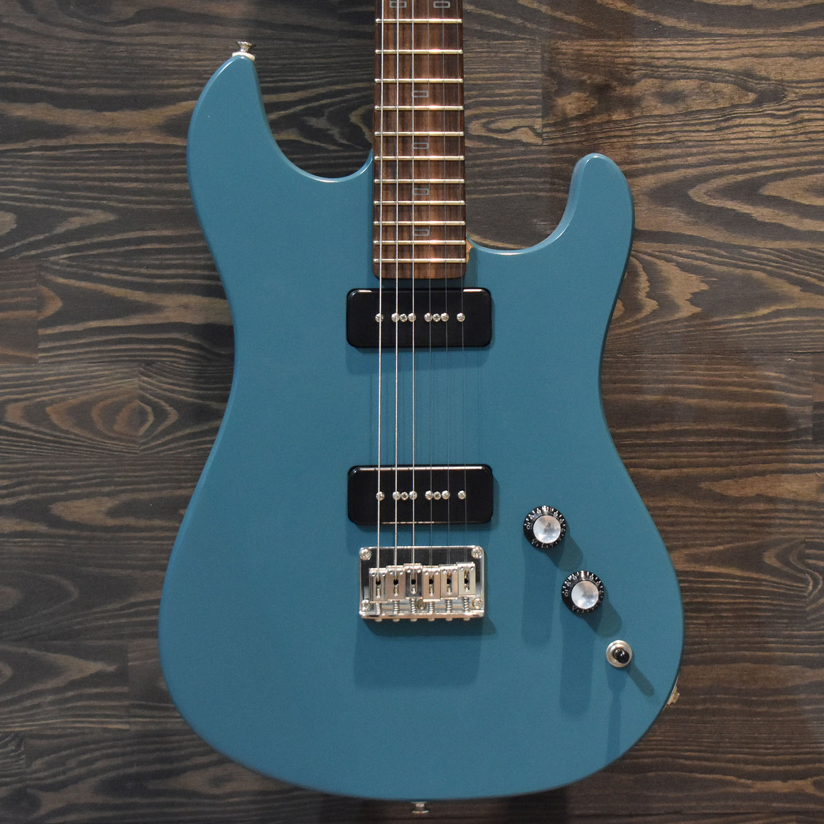 PJD Woodford Teal Blue Electric Guitar W/Hard Case (Pre-Owned)