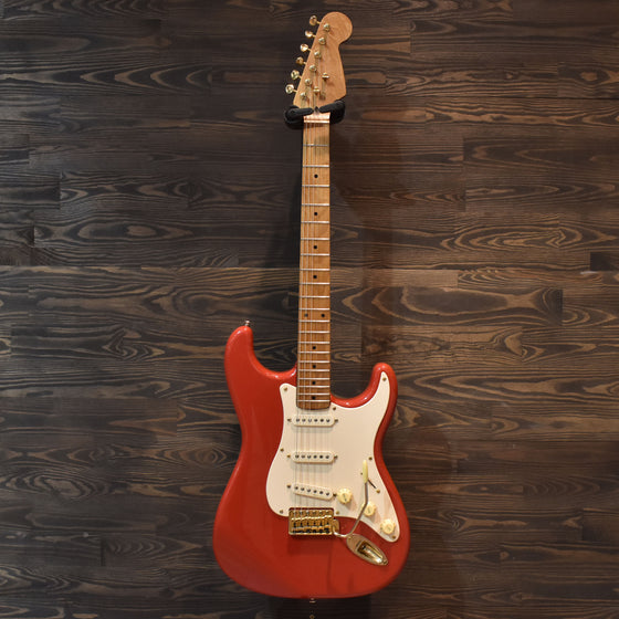 Hank Marvin Partscaster Electric Guitar Red w/ Hard Case (Pre-Owned)