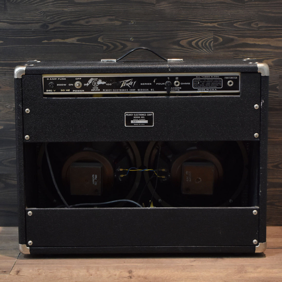 1974 Peavey Classic 100 2X12 Valve Guitar Amplifier (Pre-Owned)