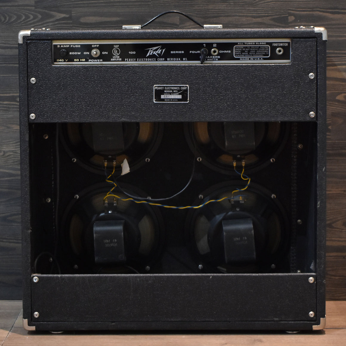 1974 Peavey Classic 100 4X12 Valve Guitar Amplifier (Pre-Owned)