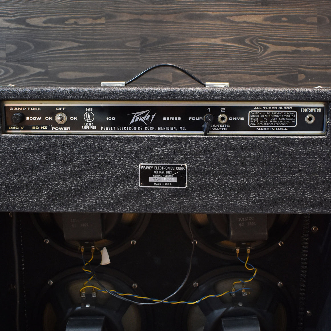 1974 Peavey Classic 100 4X12 Valve Guitar Amplifier (Pre-Owned)