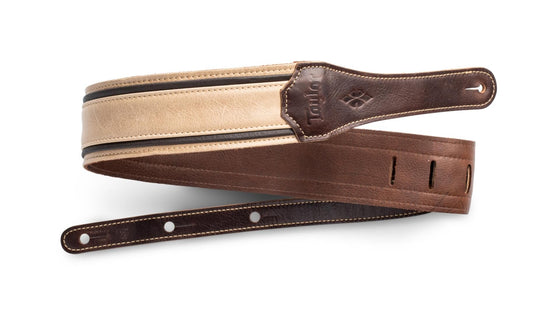 Taylor Guitar Strap Reflections 2.5" Leather - Spruce/Ebony
