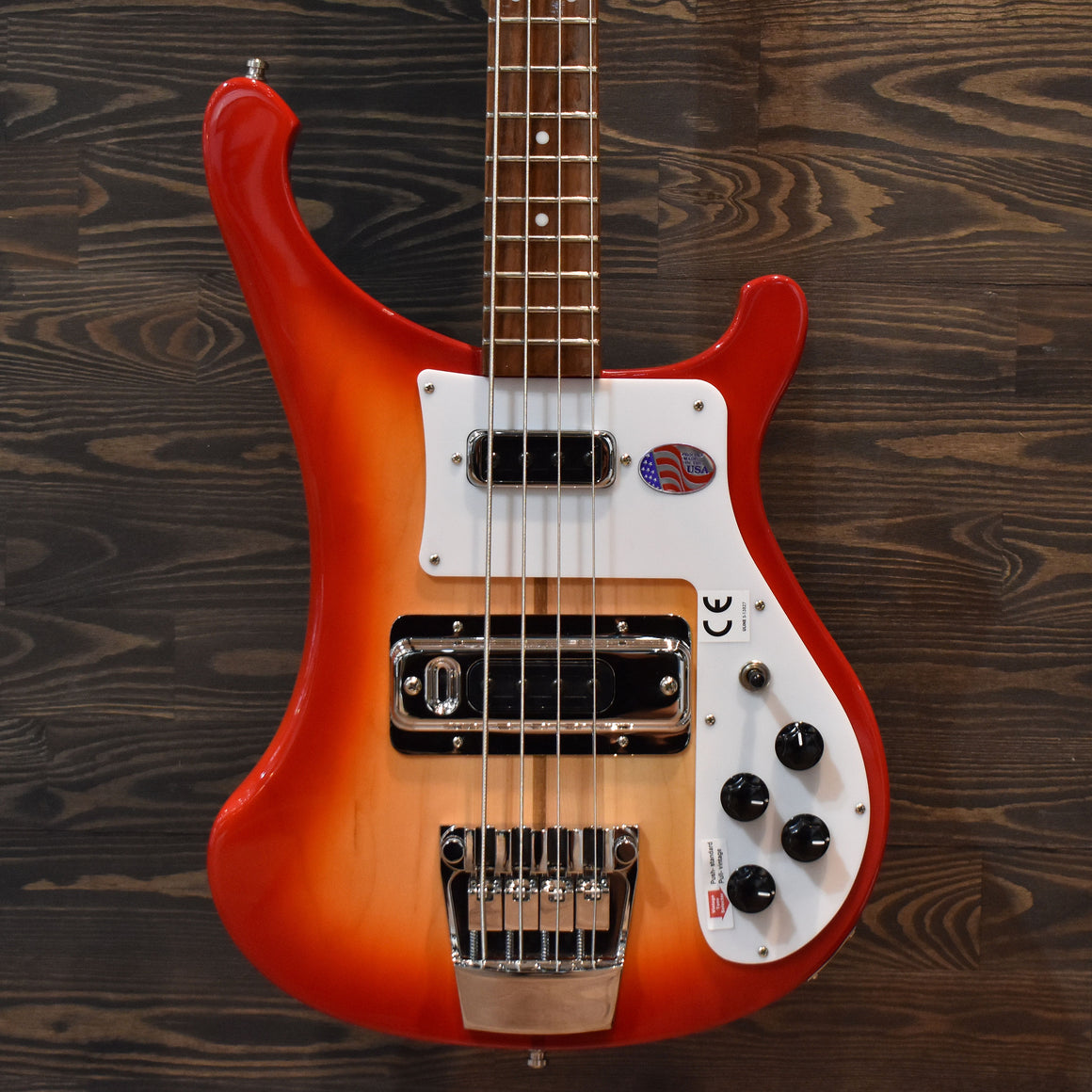 Rickenbacker 4003S Electric Bass Guitar Fireglo W/Hard Case