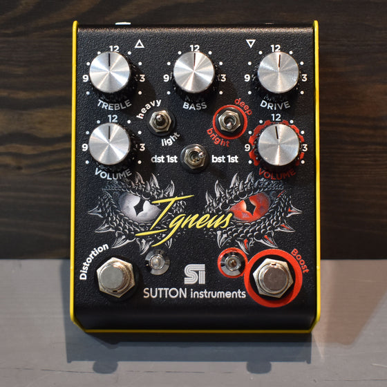 Sutton Instruments Igneus Distortion & Boost pedal