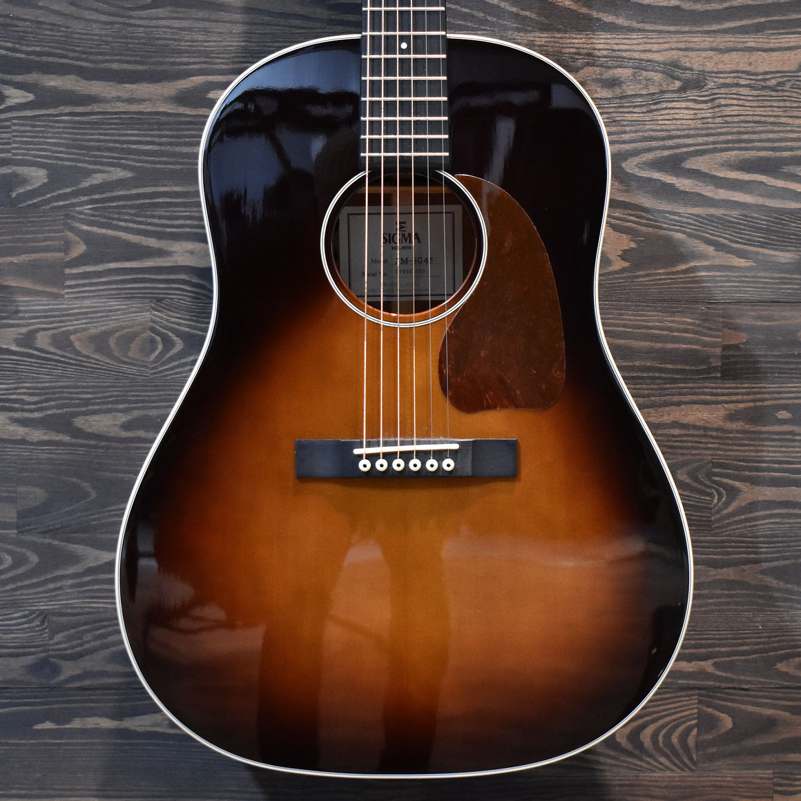 Sigma JM-SG45 Sunburst Electro Acoustic Guitar W/Gig Bag (Pre-Owned)