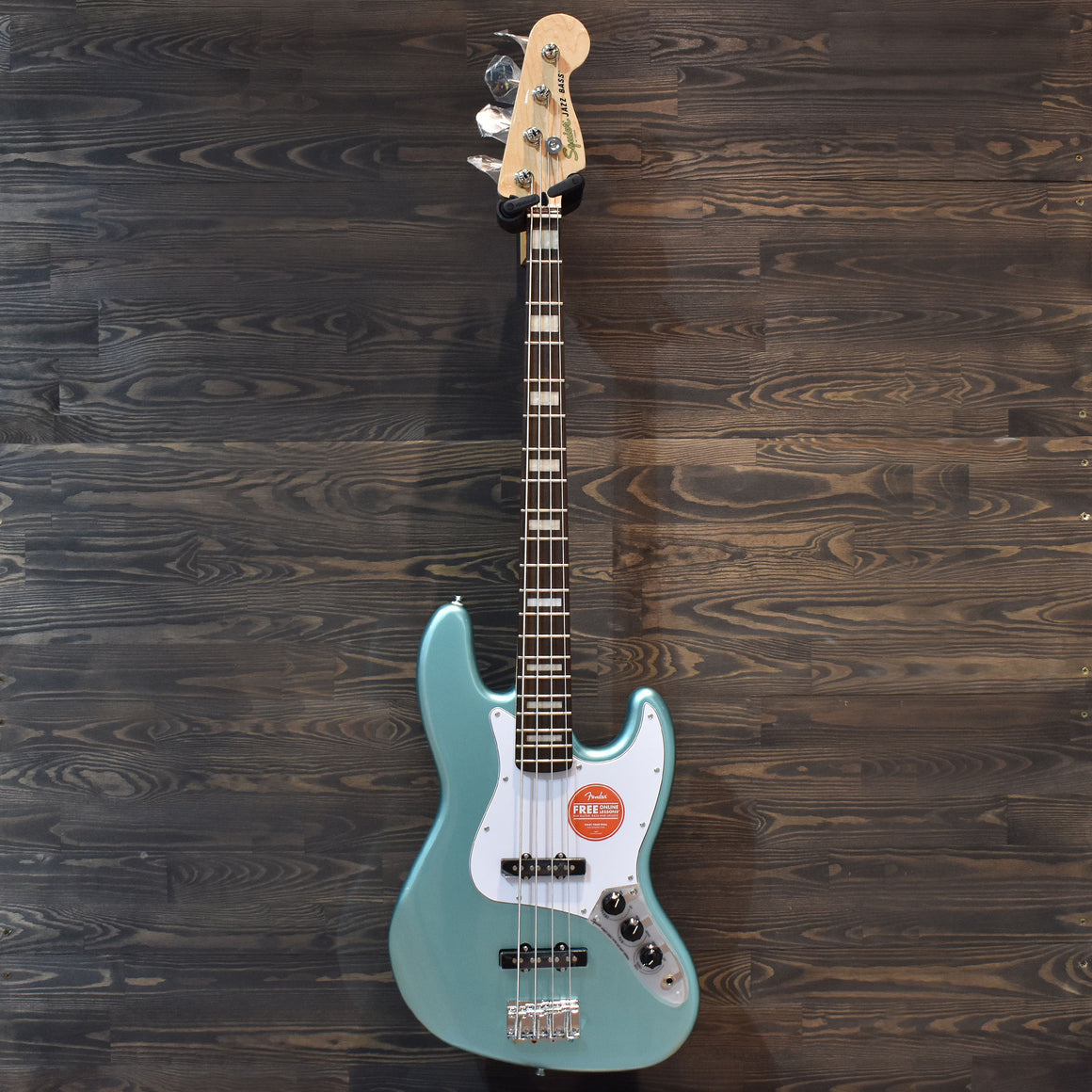 Squier Affinity Active Jazz Electric Bass Mystic Sea Foam Green