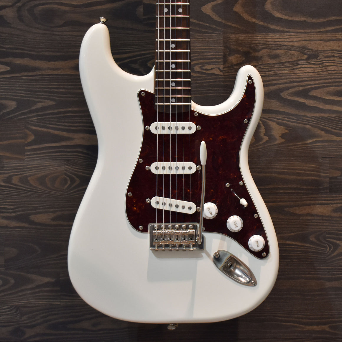 Squier Classic Vibe 70s Stratocaster LRL Olympic White Electric Guitar (Pre-Owned)