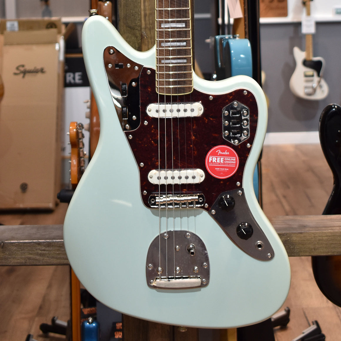Squier Classic Vibe 70s Jaguar Electric Guitar Surf Green