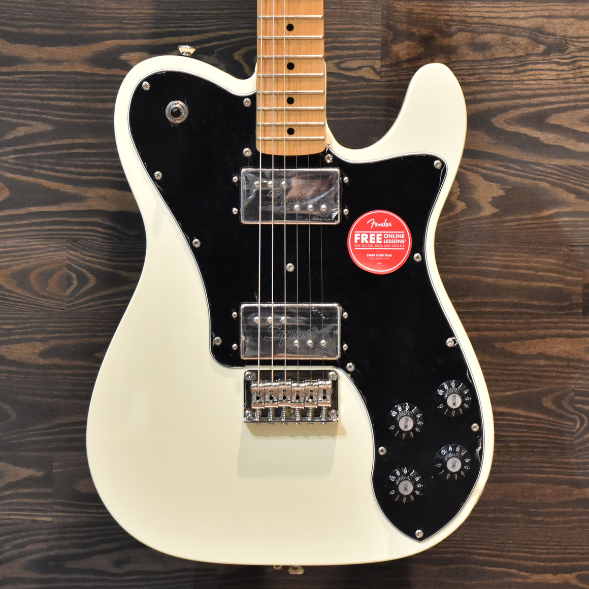 Squier Classic Vibe 70s Telecaster Deluxe MN Olympic White Electric Guitar