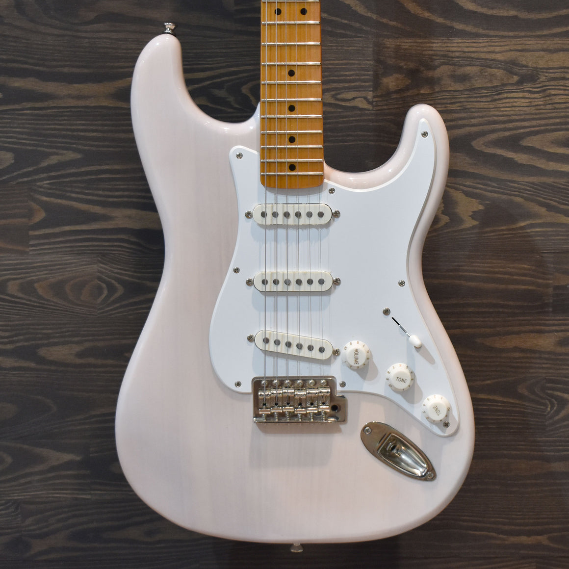 Squier Classic Vibe 50s Stratocaster White Blonde Electric Guitar (Pre-Owned)