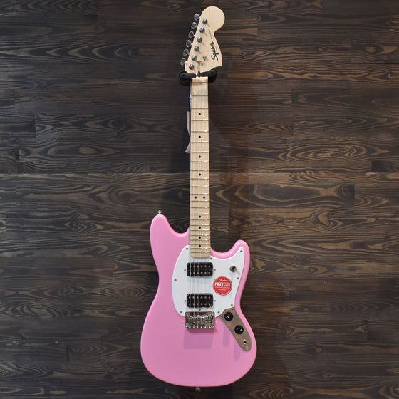 Squier Sonic Mustang HH Electric Guitar Flash Pink