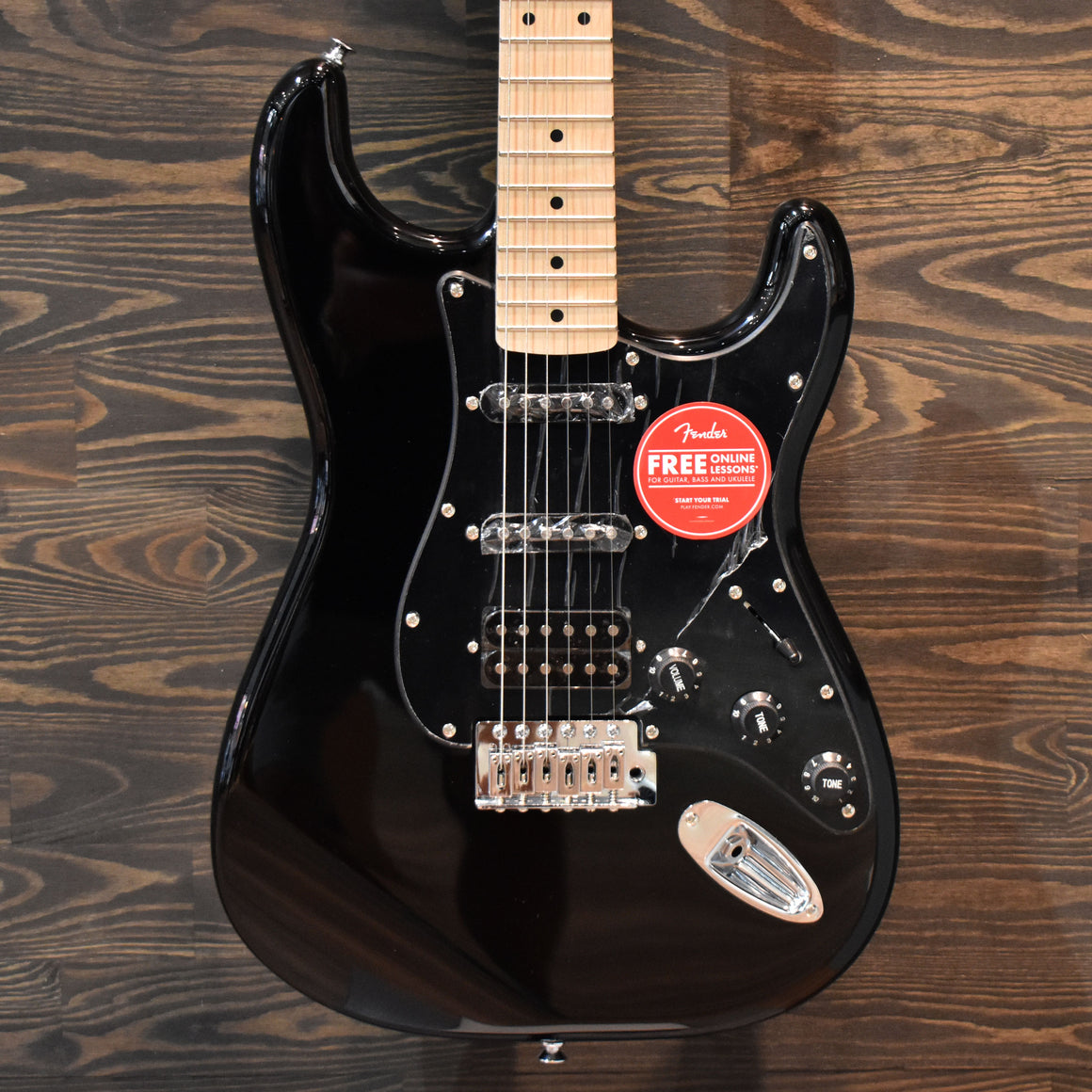 Squier Sonic Stratocaster HSS Black Electric Guitar