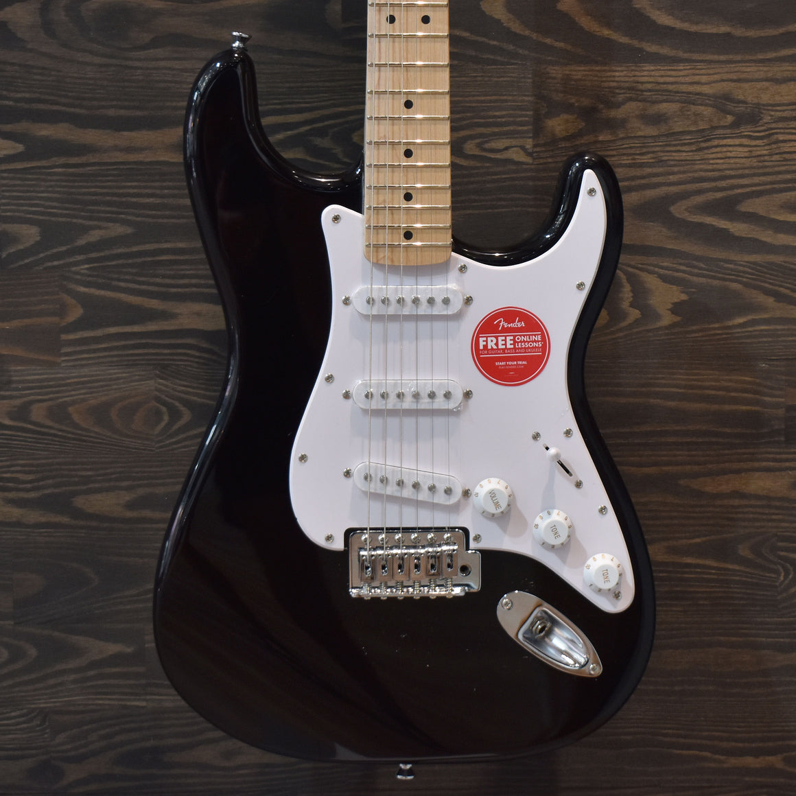 Squier Sonic Stratocaster Black Electric Guitar