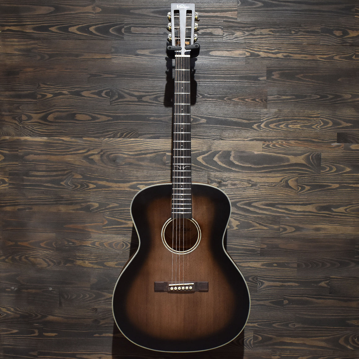 Vintage Historic Series OM Acoustic Guitar Aged Finish