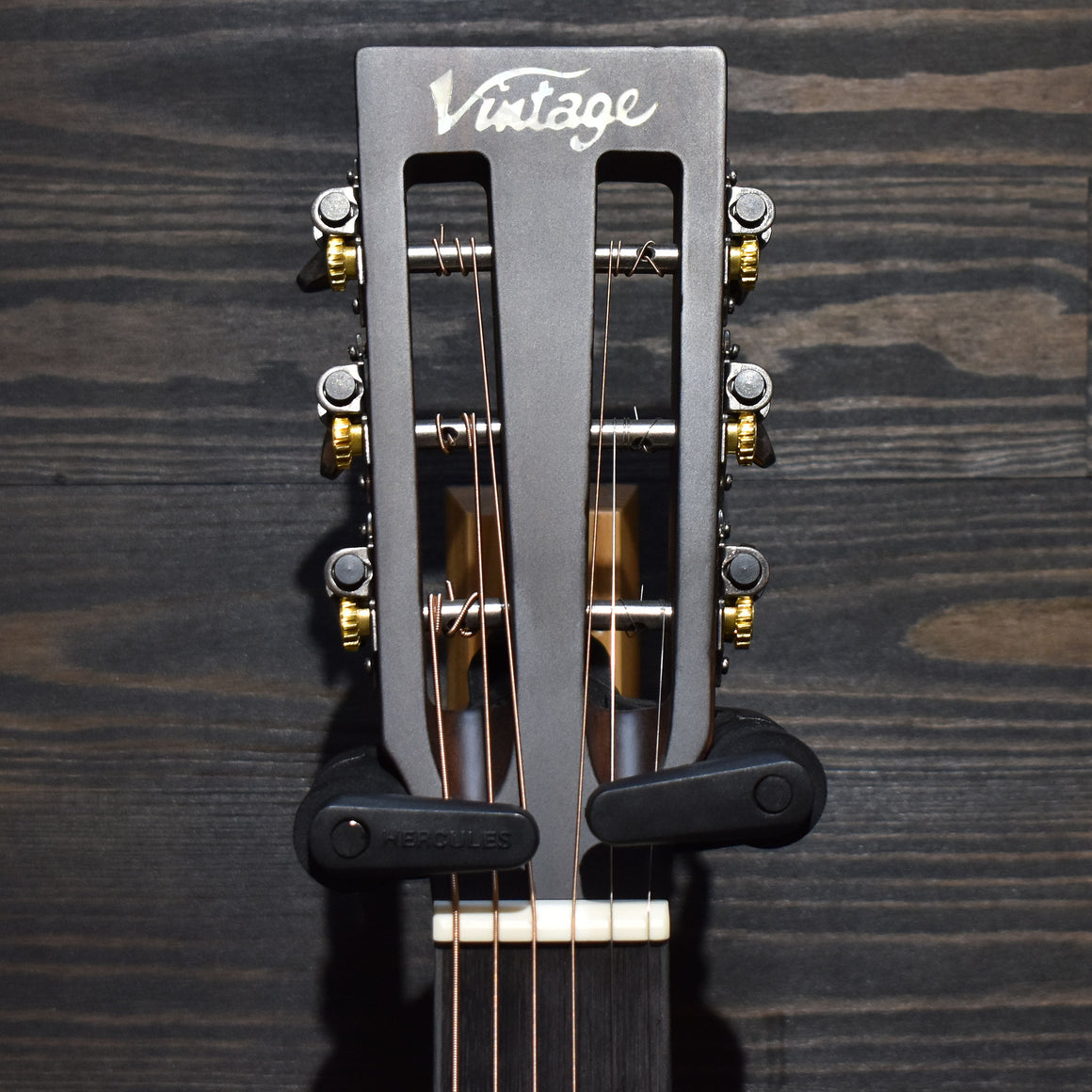 Vintage Historic Series Parlor Acoustic Guitar Aged Finish