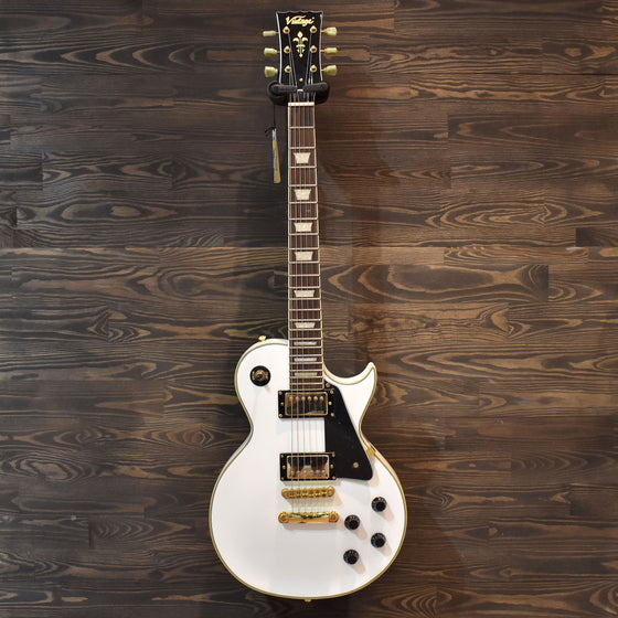Vintage V100AW Arctic White Electric Guitar