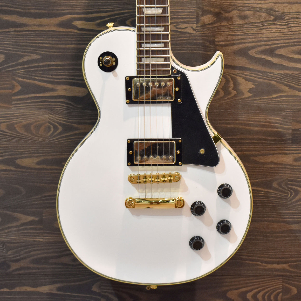 Vintage V100AW Arctic White Electric Guitar