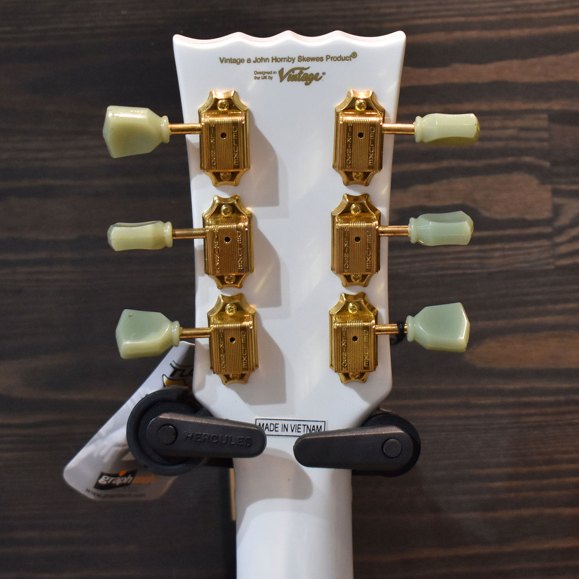 Vintage V100AW Arctic White Electric Guitar