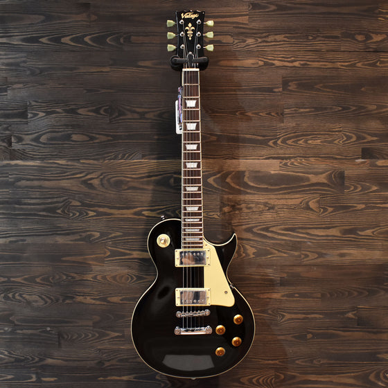 Vintage V100 Boulevard Black Electric Guitar