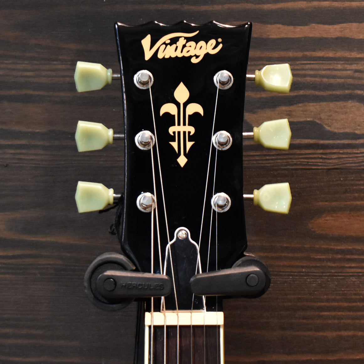 Vintage V100 Boulevard Black Electric Guitar