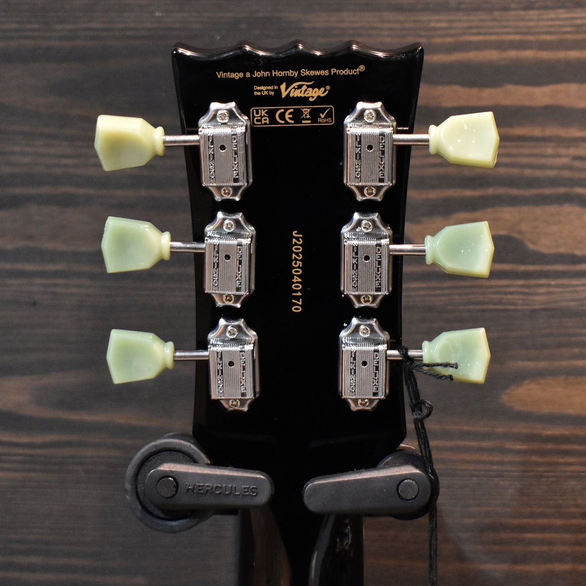 Vintage V100 Boulevard Black Electric Guitar