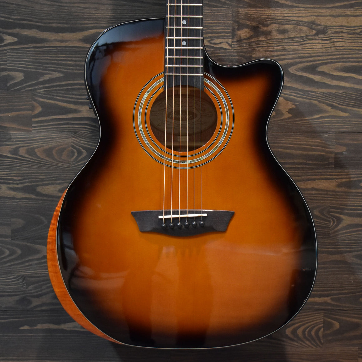 Washburn Comfort WCG10CE Electro-Acoustic Guitar Desert Sunset
