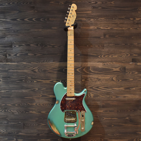 PJD York Standard Plus Electric Guitar Spray Over Ocean Jade Metallic w/ Premium Gig Bag