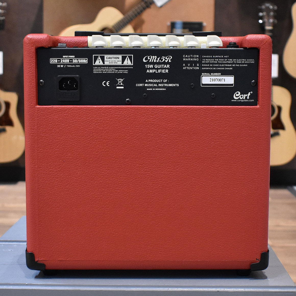 Cort CM15R Guitar Amplifier - Dark Red