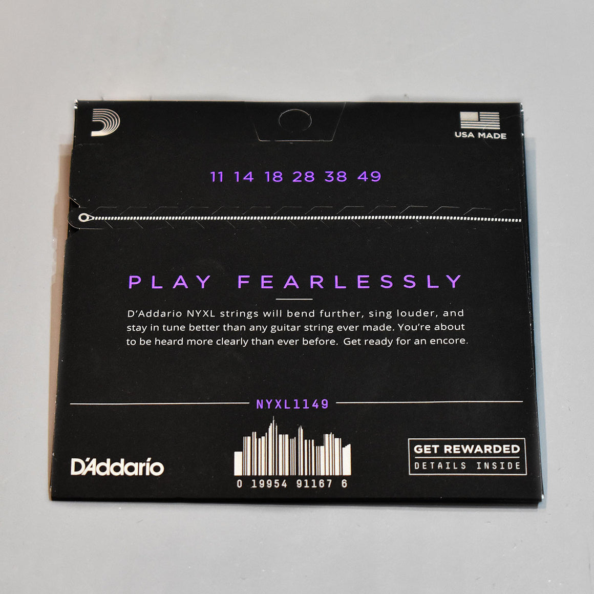 D'Addario NYXL 11-49 Medium Electric Guitar Strings