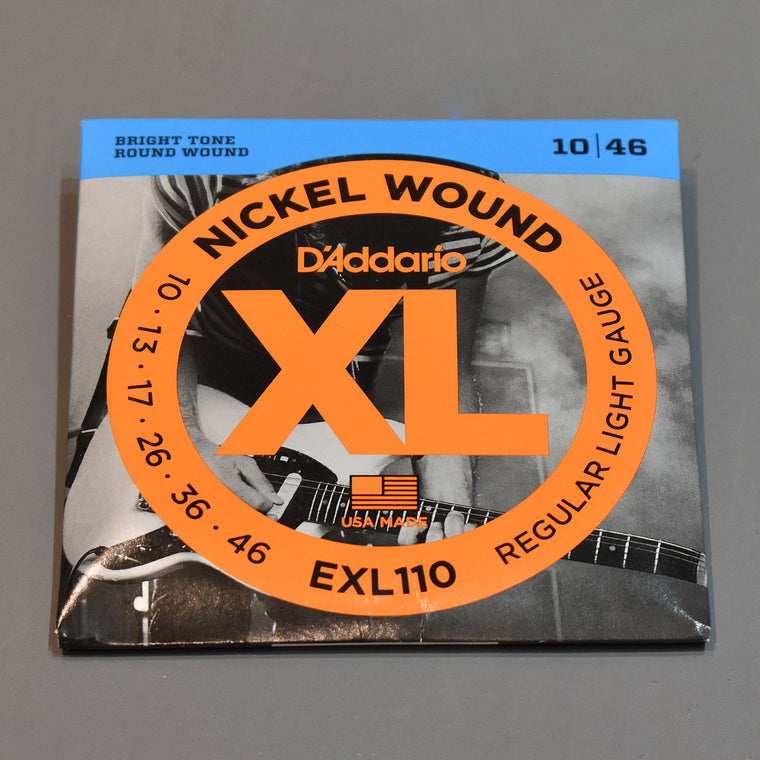 D'Addario EXL110 10-46 Regular Light Nickel Wound Electric Guitar Strings