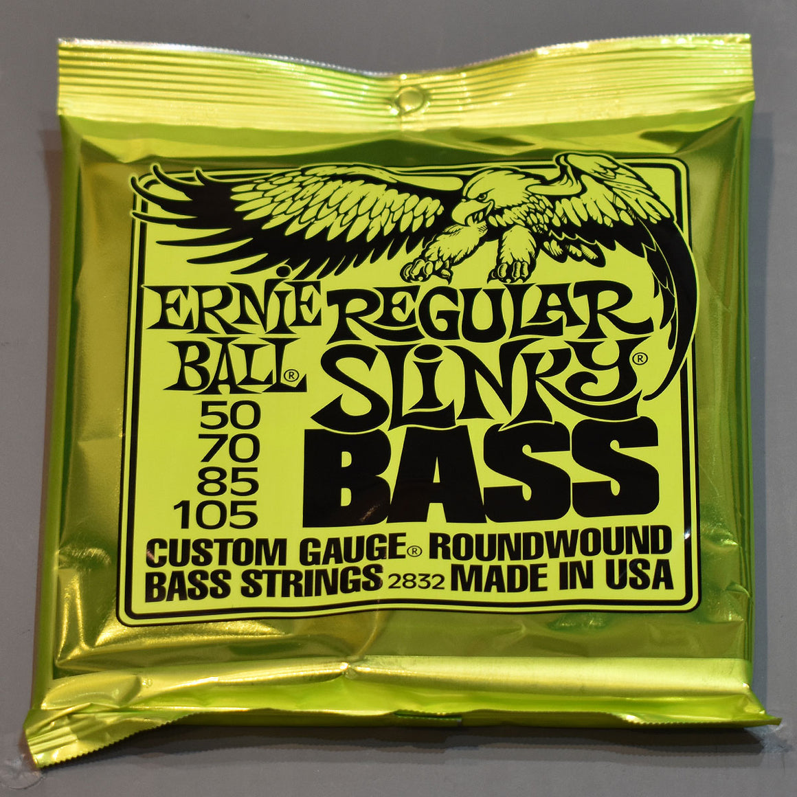 Ernie Ball Regular Slinky Bass Nickel Wound Electric Bass Strings - 50-105 Gauge