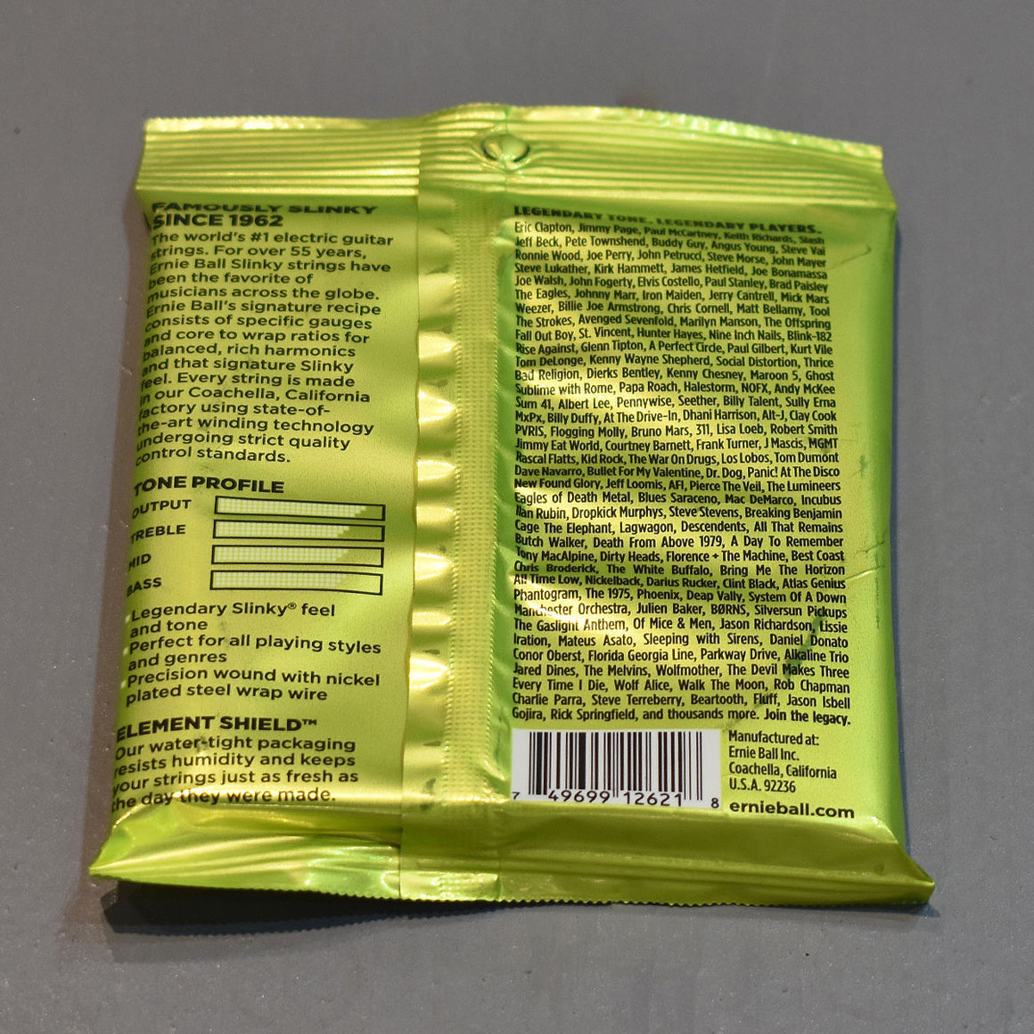 Ernie Ball 7-String Regular Slinky Nickel Wound Electric Guitar Strings - 10-56 Gauge