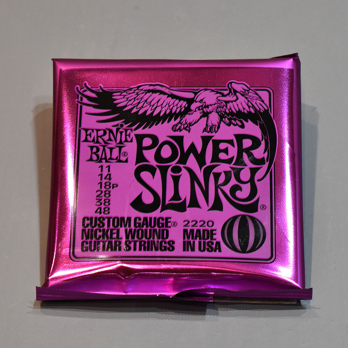 Ernie Ball Power Slinky Nickel Wound Electric Guitar Strings - 11-48 Gauge