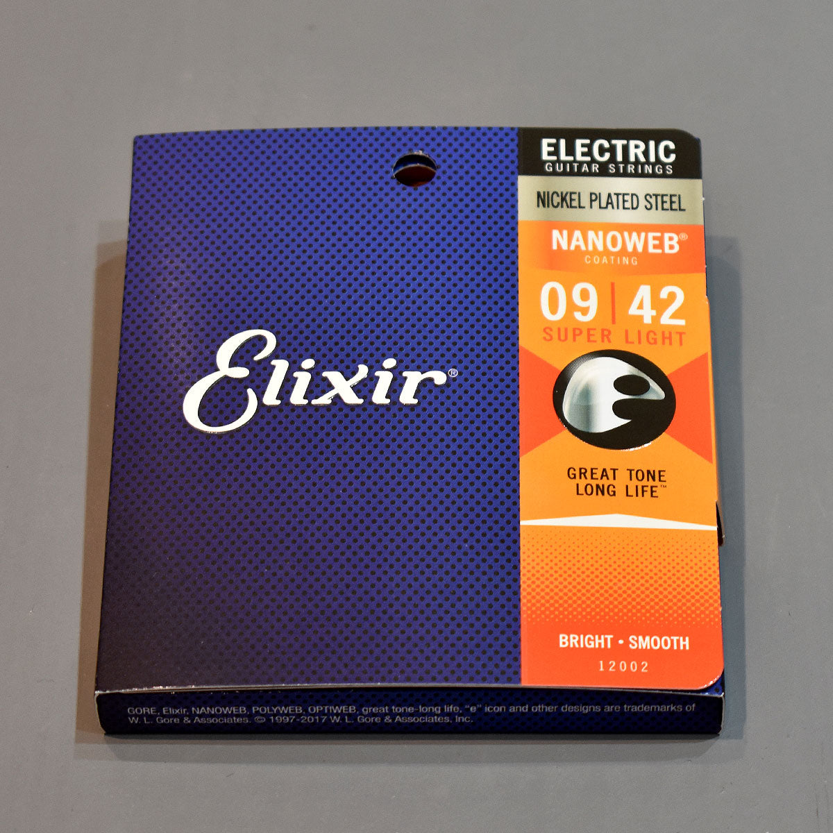 Elixer String Elixir, Nanoweb, 9-42, Super Light, Electric Guitar Strings - Guitar ...