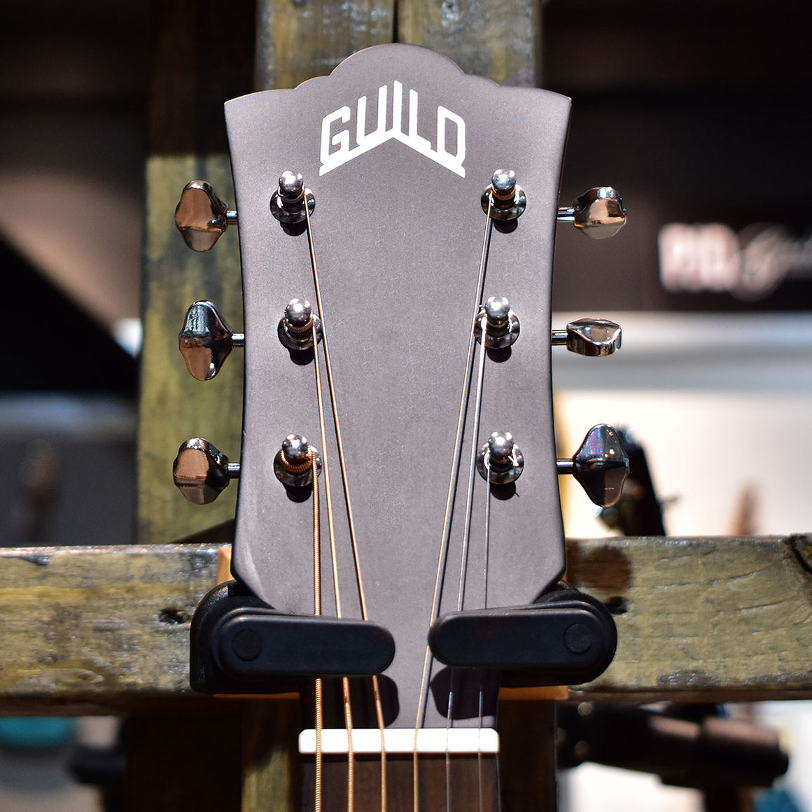 Guild OM-240ce Oxblood Burst Electro-Acoustic Guitar